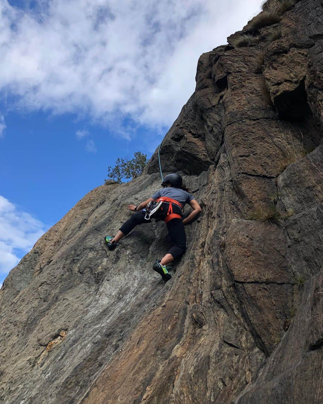 小野塚彩那さんのインスタグラム写真 - (小野塚彩那Instagram)「My second climbing was so hard...🧗‍♀️always ski style⛑🎿. . 先日に引き続き、人生2回目の外岩。ハードでした…途中、登れなくて悔しいわ、新しいシューズで痛いわのパニックで2泣。楽しすぎるー🤩. . 今日もありがとうございました🙏❤️. . @yujiemoto @ranyo_tanaka @hisanori_kato . @thenorthfacejp . . #neverstopexploring #shemovesmountains #Italy #montblanc #climbing」9月26日 5時34分 - ayana_onozuka