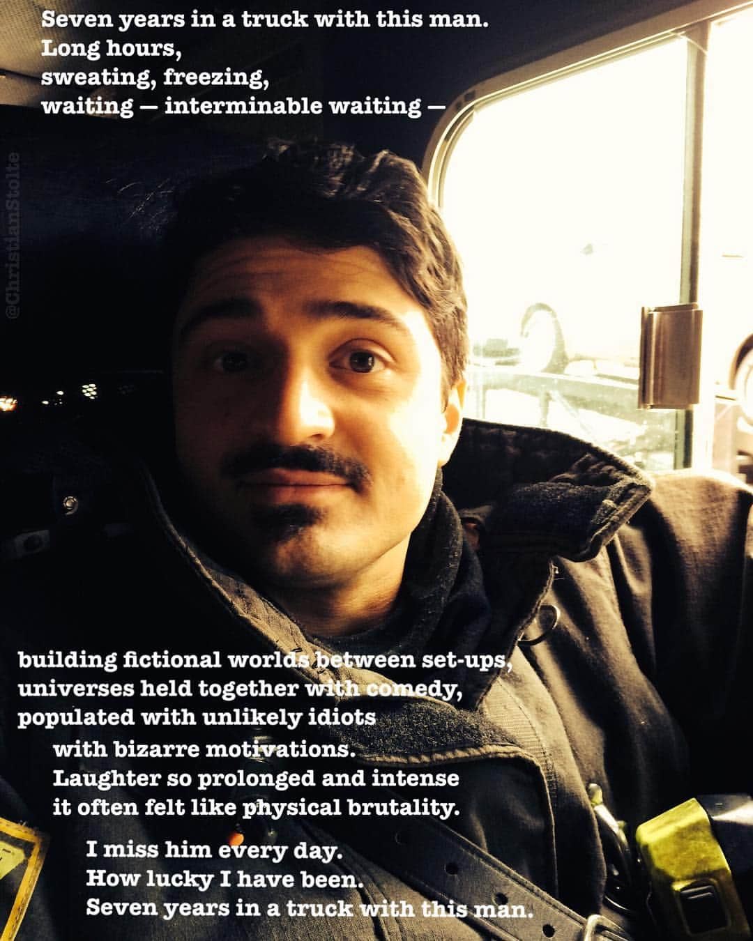 クリスチャン・ストールティのインスタグラム：「‪Rest In Peace, Brian Zvonecek.‬ ‪Long Live Yuriy Sardarov.‬ ‪Love you, my brother. ‬ ‪@yursar #ChicagoFire ‬」