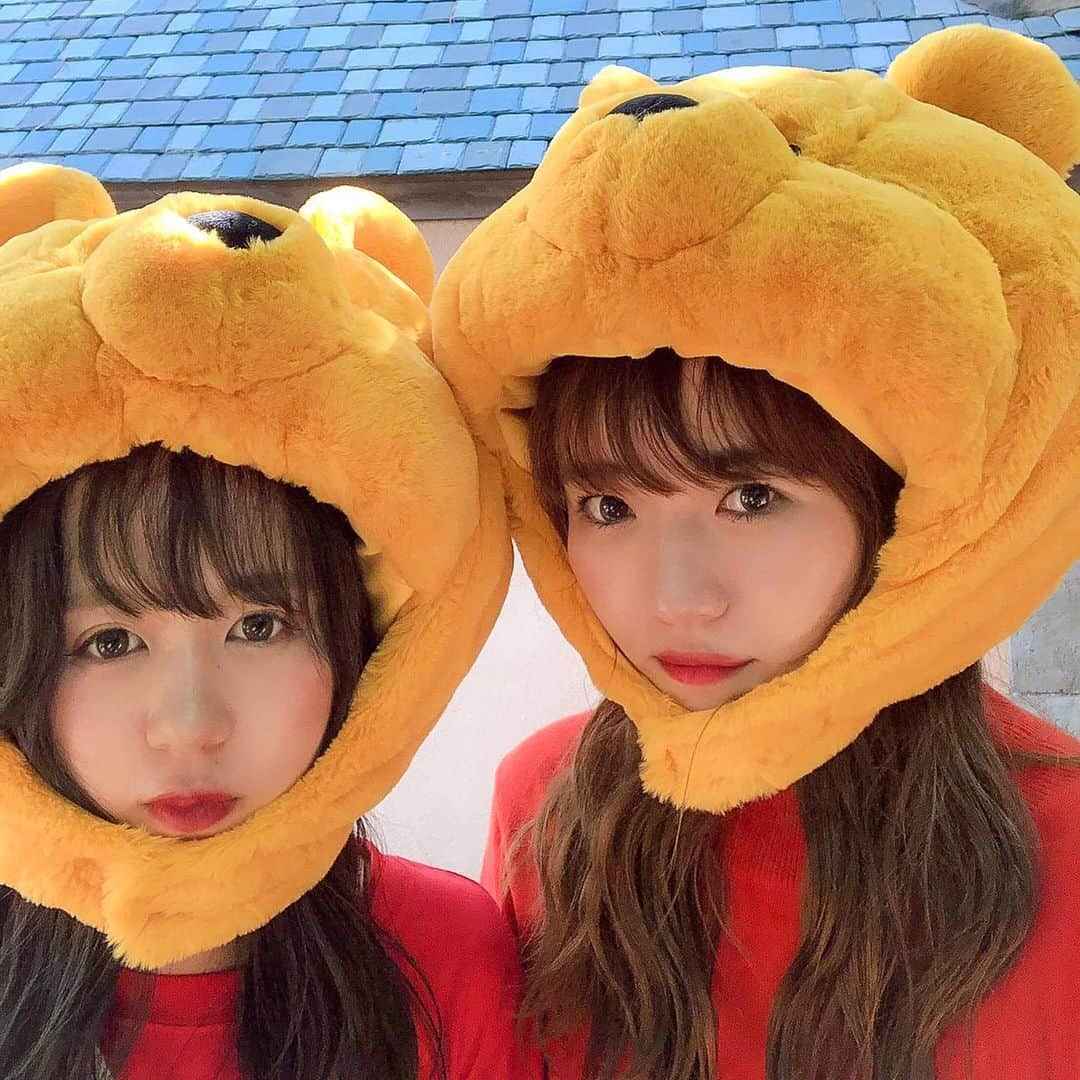 かほこ。さんのインスタグラム写真 - (かほこ。Instagram)「ㅤㅤㅤㅤㅤㅤㅤㅤㅤㅤㅤㅤㅤ ㅤㅤㅤㅤㅤㅤㅤㅤㅤㅤㅤㅤㅤ はるちゃん （ @__haru3 ）との プーちゃんあわせ🐻🍯❤️ ２人の写真から載せてく！ ㅤㅤㅤㅤㅤㅤㅤㅤㅤㅤㅤㅤㅤ パレード全部中止だったから アトラクの間にひたすら撮って 写真の枚数がやばい ㅤㅤㅤㅤㅤㅤㅤㅤㅤㅤㅤㅤㅤ 最後はノーマルカメラの現実です ㅤㅤㅤㅤㅤㅤㅤㅤㅤㅤㅤㅤㅤ #tokyodisneyresort #tokyodisneyland #ディズニーランド #プーさん #kaho_disney」9月26日 13時31分 - xxokohakxx