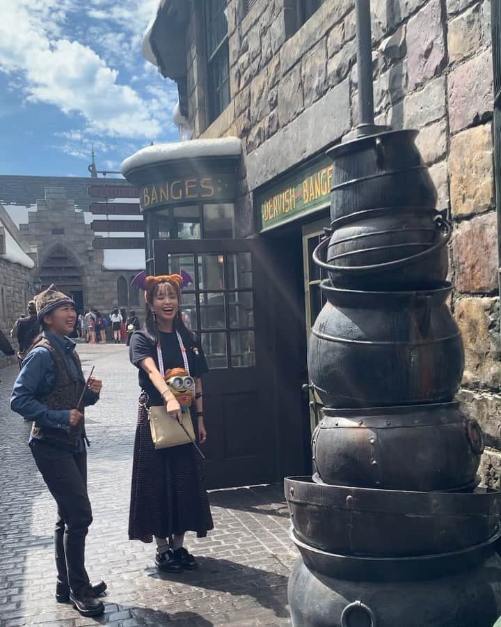高橋有紀のインスタグラム：「下手だけどとっても楽しそうなわたし 声の主はあてないでね🥺 #ユニバーサルスタジオジャパン」