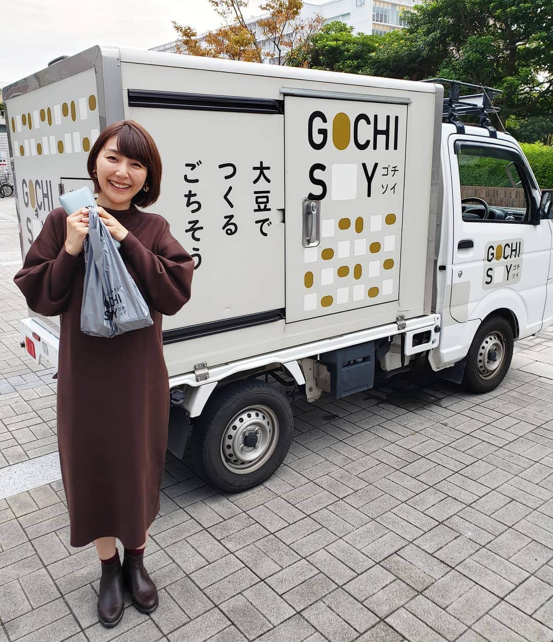 橋本真衣のインスタグラム：「. 本日のロケは#豆腐特集 10月2日の#豆腐の日 放送予定です🌼 . . #ももち浜ストア#朝倉市#ぬくもり畑#島原市#ゴチソイ#お豆腐屋さんみんな肌ぴかぴかだった#目指せおとうふ美人🤔」