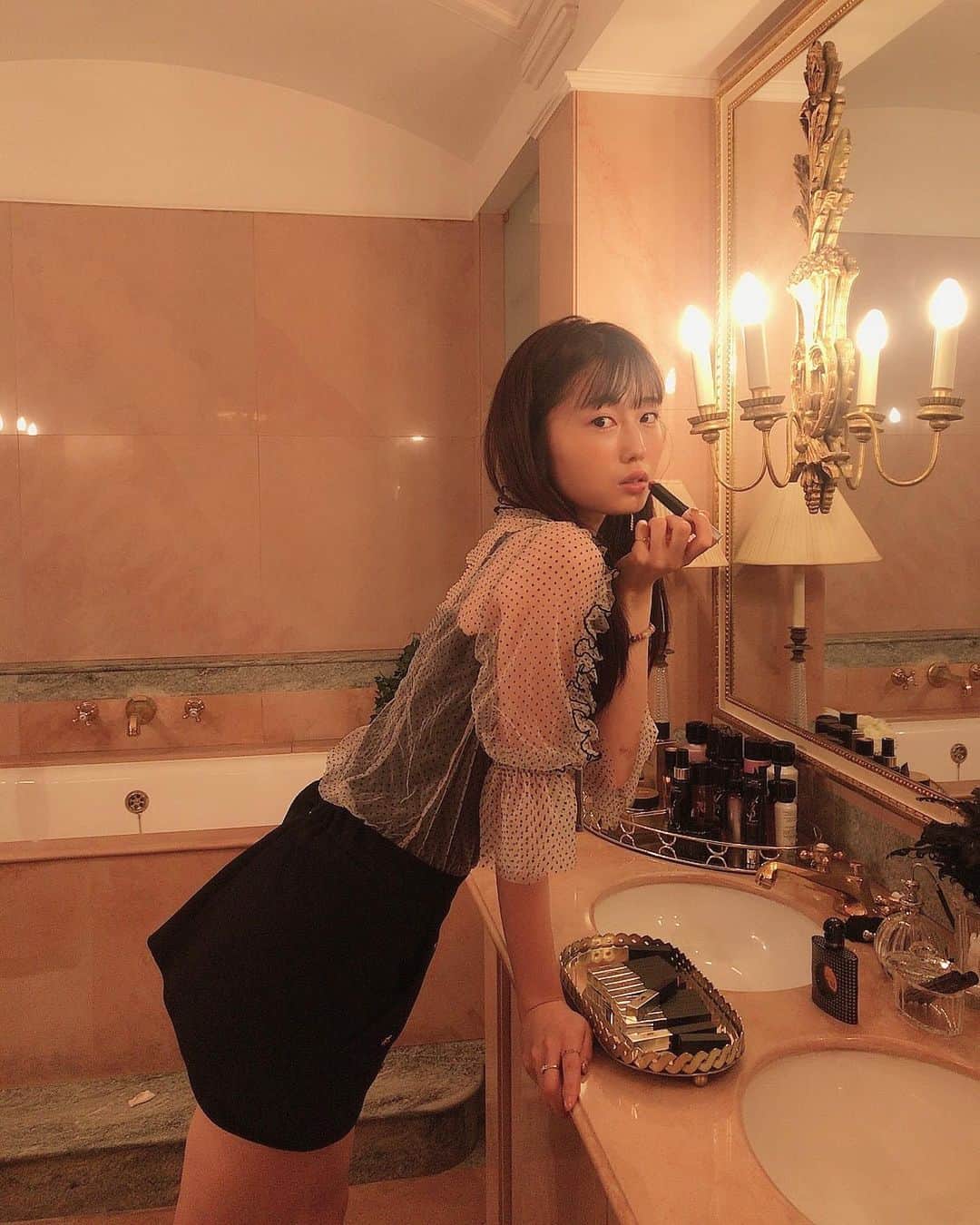 増澤璃凜子さんのインスタグラム写真 - (増澤璃凜子Instagram)「おしゃれをしたなら街に出て〜👒」9月26日 23時43分 - ririkomasuzawa