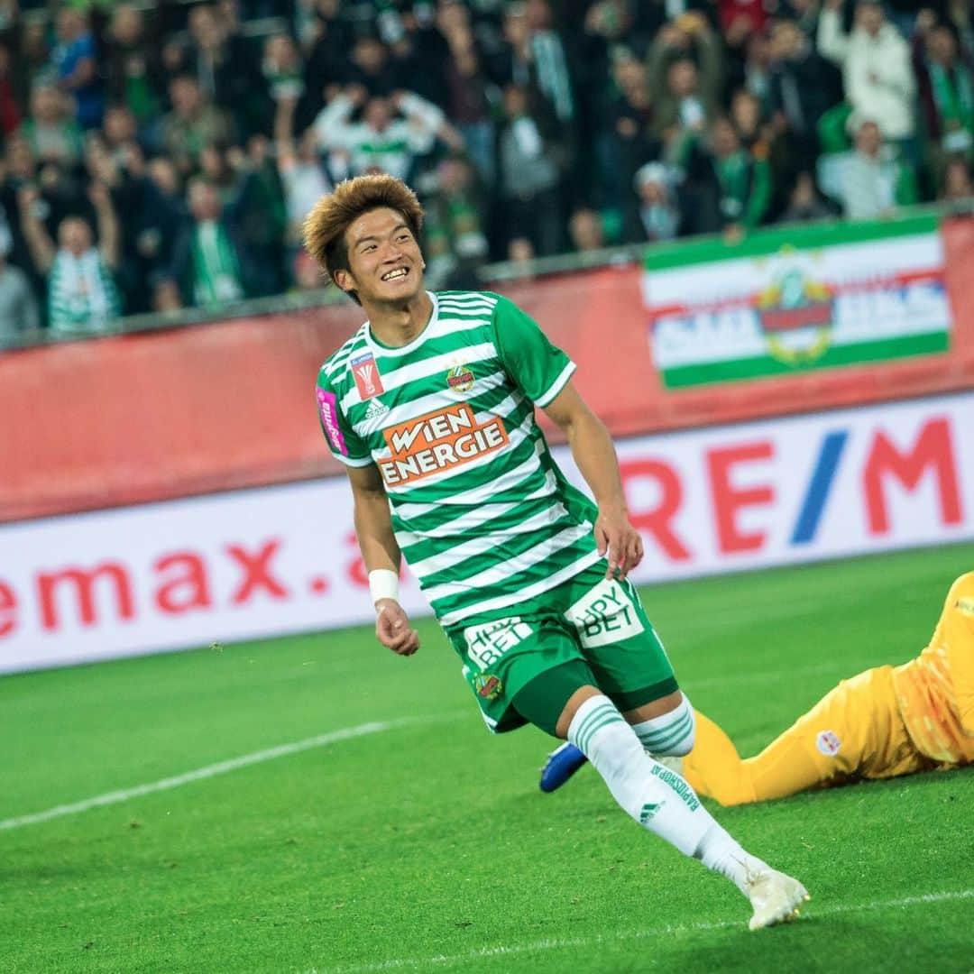 北川航也のインスタグラム：「. 👍💚 Thank you for your support! . @red_ring_shots @skrapid1899」