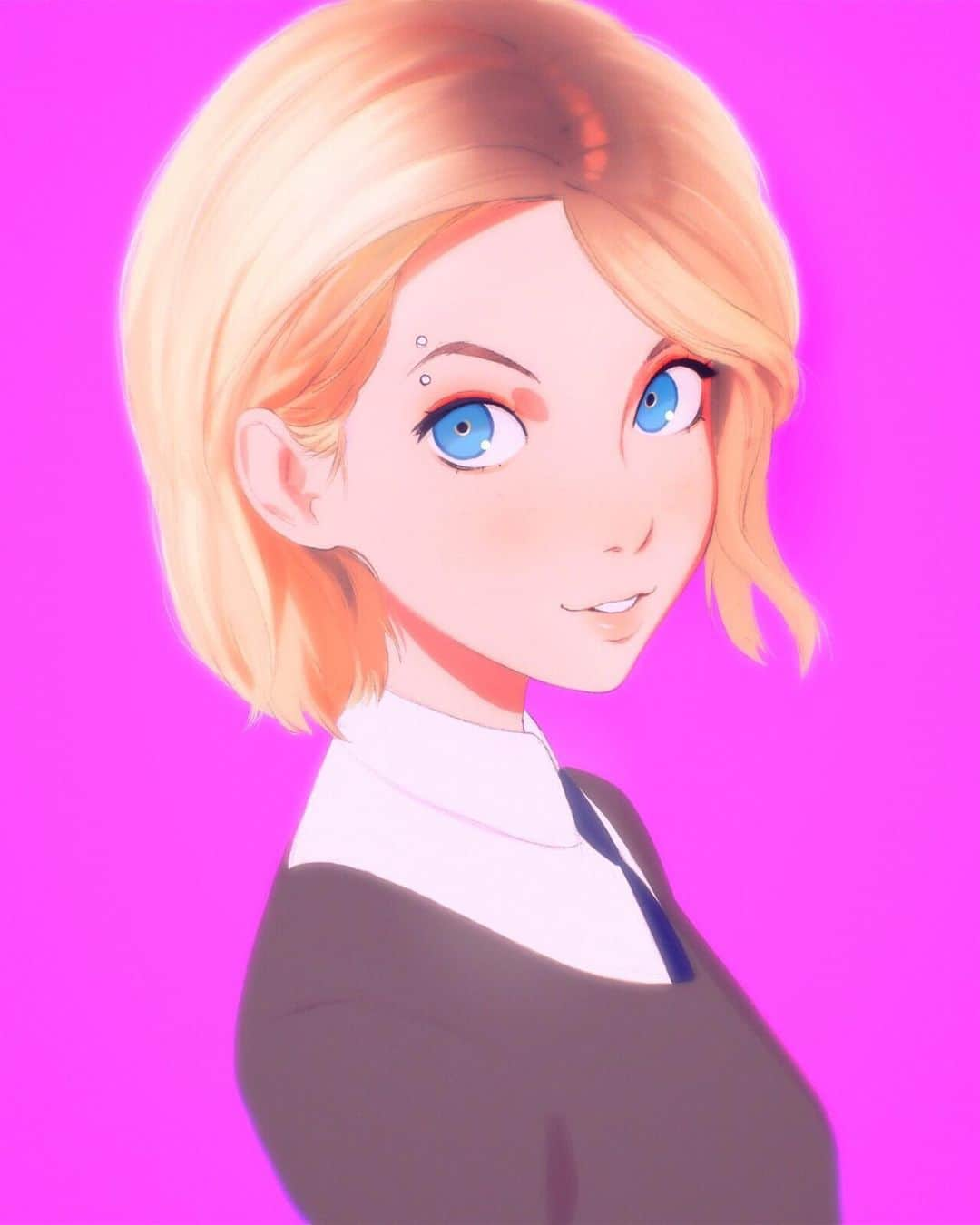 イリヤ・クブシノブ さんのインスタグラム写真 - (イリヤ・クブシノブ Instagram)「Gwen Fan Art Painting Process! ✨🕷✨ You can support me for more videos, PSDs, brushes, high-res versions here: patreon.com/Kuvshinov_Ilya‬」9月27日 15時14分 - kuvshinov_ilya