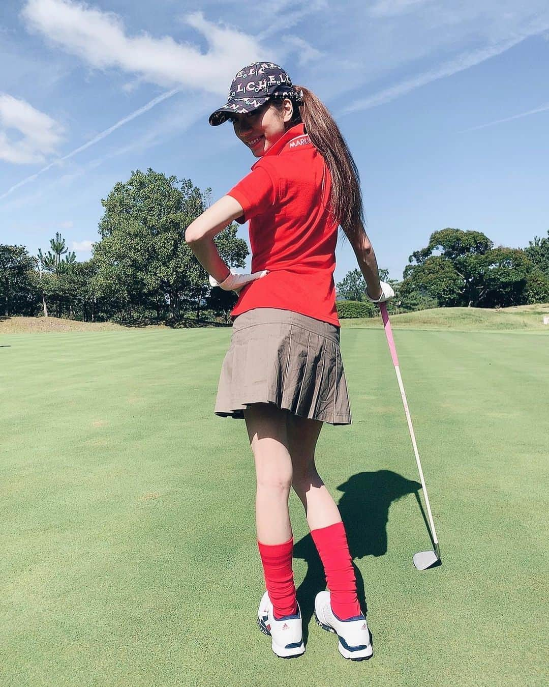 東凛さんのインスタグラム写真 - (東凛Instagram)「#golf #RinAzuma  #ゴルフ #ゴルフ女子 #ゴルフコンペ #一応お仕事 #楽しかった #日焼けしたのは秘密 #東凛」9月27日 7時37分 - rin_azuma