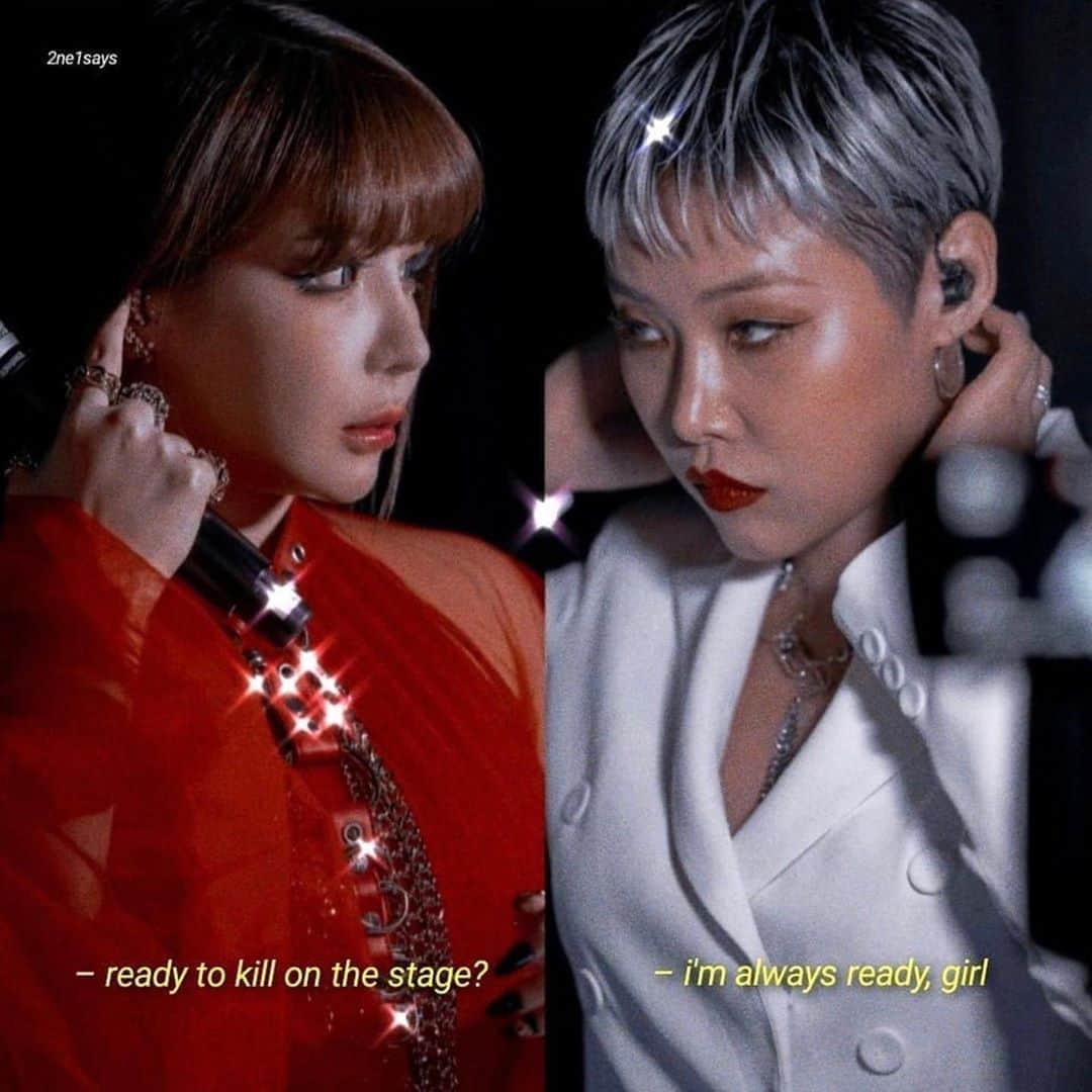 パク・ボムのインスタグラム：「치타님과 “한” 이라는 곡을.. 멋있는 사진🎤❤️ 🙌🏻 #2ne1 @dnation_official #dnation #디네이션 #박봄 #parkbom #bompark #ぼム #朴春‎#بارك_بوم#」