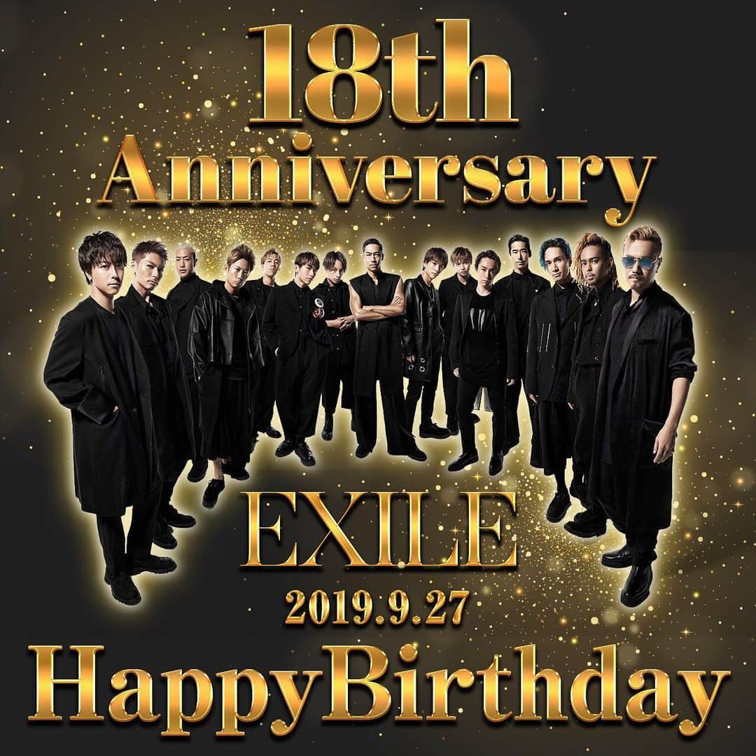 松本利夫さんのインスタグラム写真 - (松本利夫Instagram)「EXILE18周年おめでとうございます！ 本当にみなさんの温かく応援し続けてくれている力が ここまでEXILEを成長させてくれました。 「ファンの皆さんに喜んでもらえる事」 このテーマがEXILEの中には常にあります。 瞬間瞬間では 淋しい想いをさせてしまった事もあるかとおもいますが それも全て 「ファンの皆さんに喜んでもらえる事」 に繋がっています。 EXILEは形を変え 様々な表情を見せてくれますが 心には 「EXILE魂』という強いエネルギーが チーム力を強くしてくれています。 “想いは一つ”  過去を振り返ることはあまりありませんが パフォーマー時代は 本当に最高の景色を見させてもらいましたし 素晴らしいEXILE人生でした。  来年はEXILEのツアーも本当に楽しみにしています。 同時に20周年に向けて 現メンバーに輝き続けてほしいと願います。  僕も微力ではありますが EXILE貢献 LDH貢献が出来るよう みなさんにエンターテイメントを届けていきたいと思います。  本当にみなさんありがとう！  そして これからも 温かく見守り応援して下さると嬉しいです。  感謝の気持ちを忘れずに これからも一つ一つを大切に活動していきたいと思います。  EXILE MATSU」9月27日 12時15分 - exile_matsu