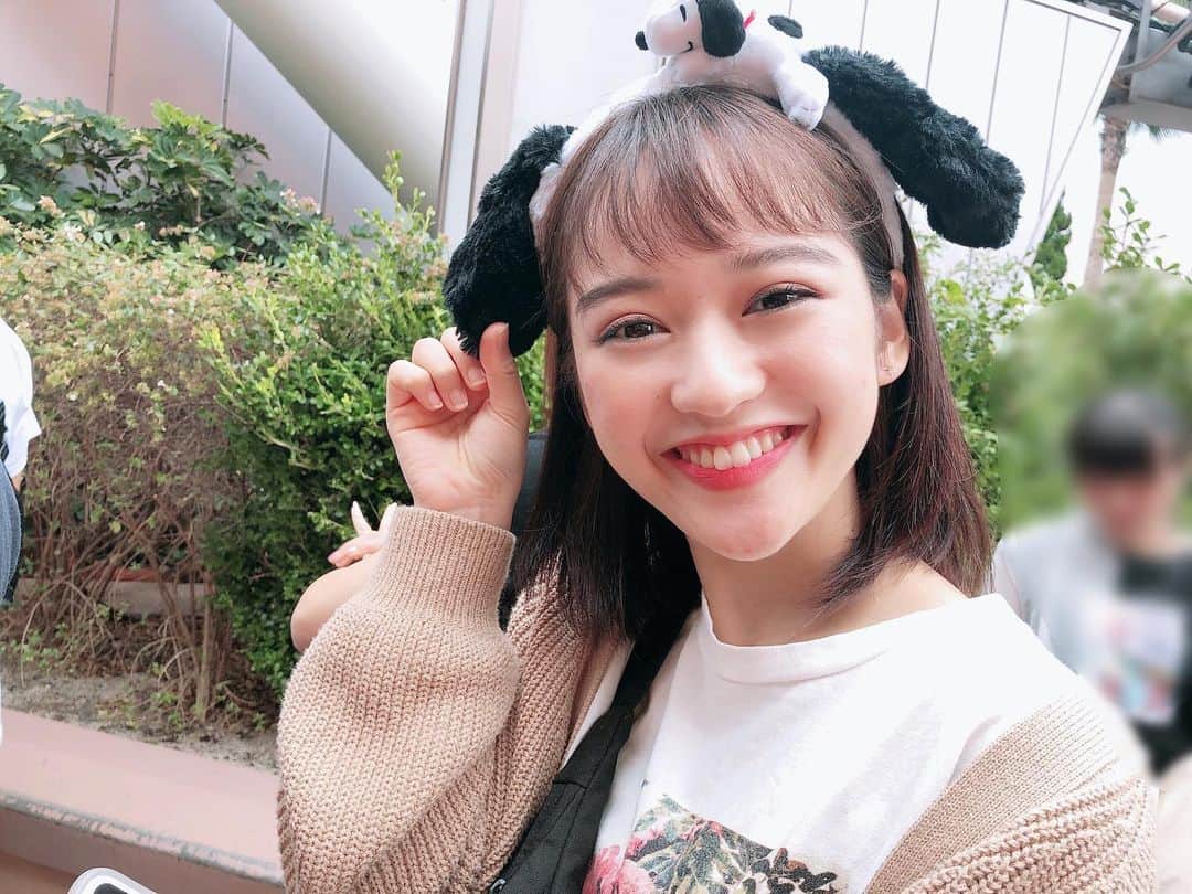 のインスタグラム：「ユニバにてスヌーピーになってきました🐶笑」