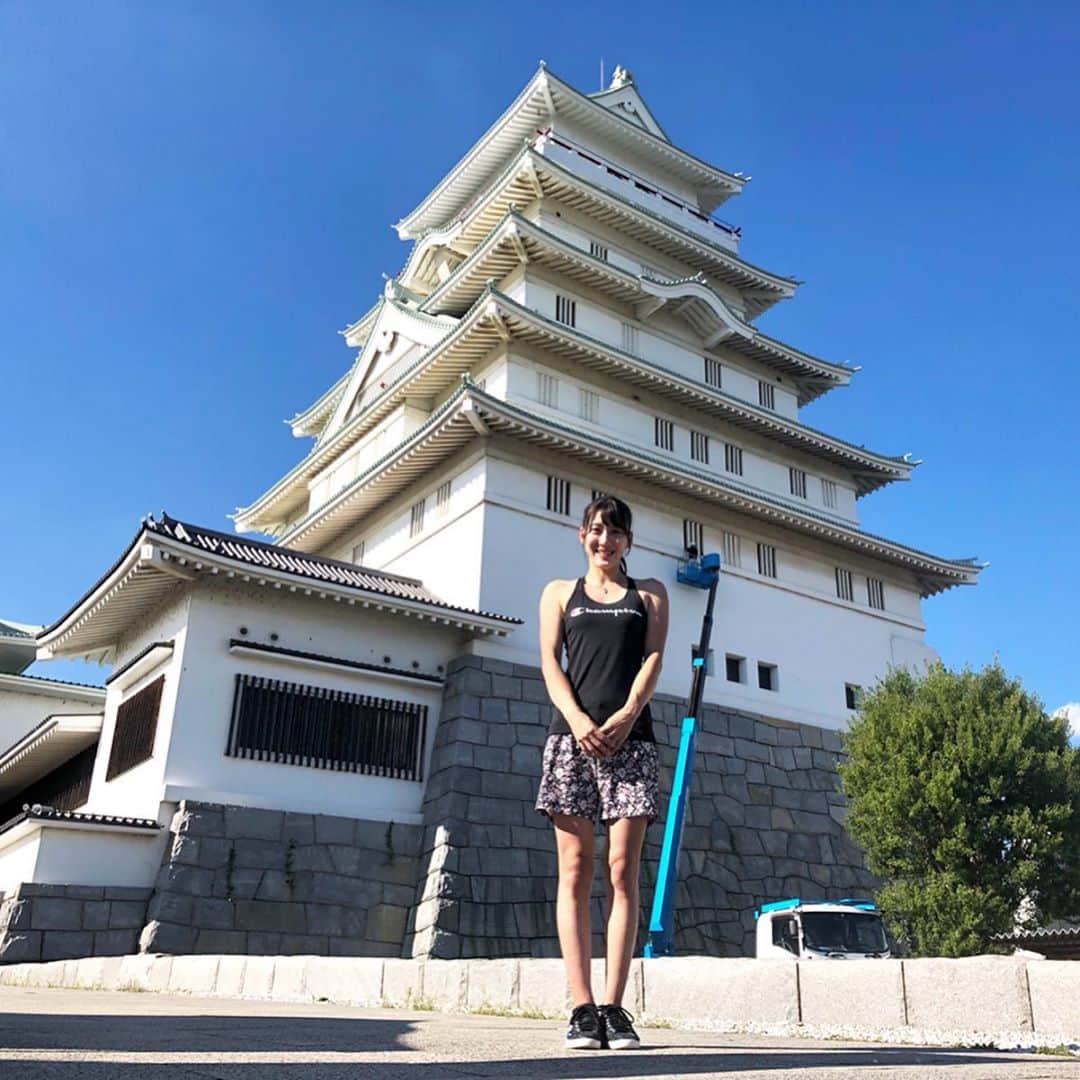 大田理裟のインスタグラム：「9月29日(日) TBS系列 18時30分から３時間半のスペシャル番組「伝説の日本人を超えろ！サムライチャレンジ」に出演します💕  城壁をよじ登ったという戦国時代の忍者、服部半蔵の伝説に挑みました！ 約40mの城を無事に登りきることができたのか、ぜひご覧ください🏯✨ .  #TBS #秋の特番 #城登り #サムライチャレンジ」