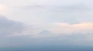 馬場典子さんのインスタグラム写真 - (馬場典子Instagram)「帰りはより淡く…今日の#富士山」9月27日 17時55分 - baba_channel