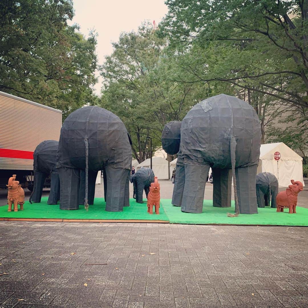 一三さんのインスタグラム写真 - (一三Instagram)「一三(いちぞう)，象に遭遇する⁉️ #一三 #いちぞう #ichizou #象 #エレファント #elephant #イベント #event」9月27日 18時06分 - ichizou.co.jp