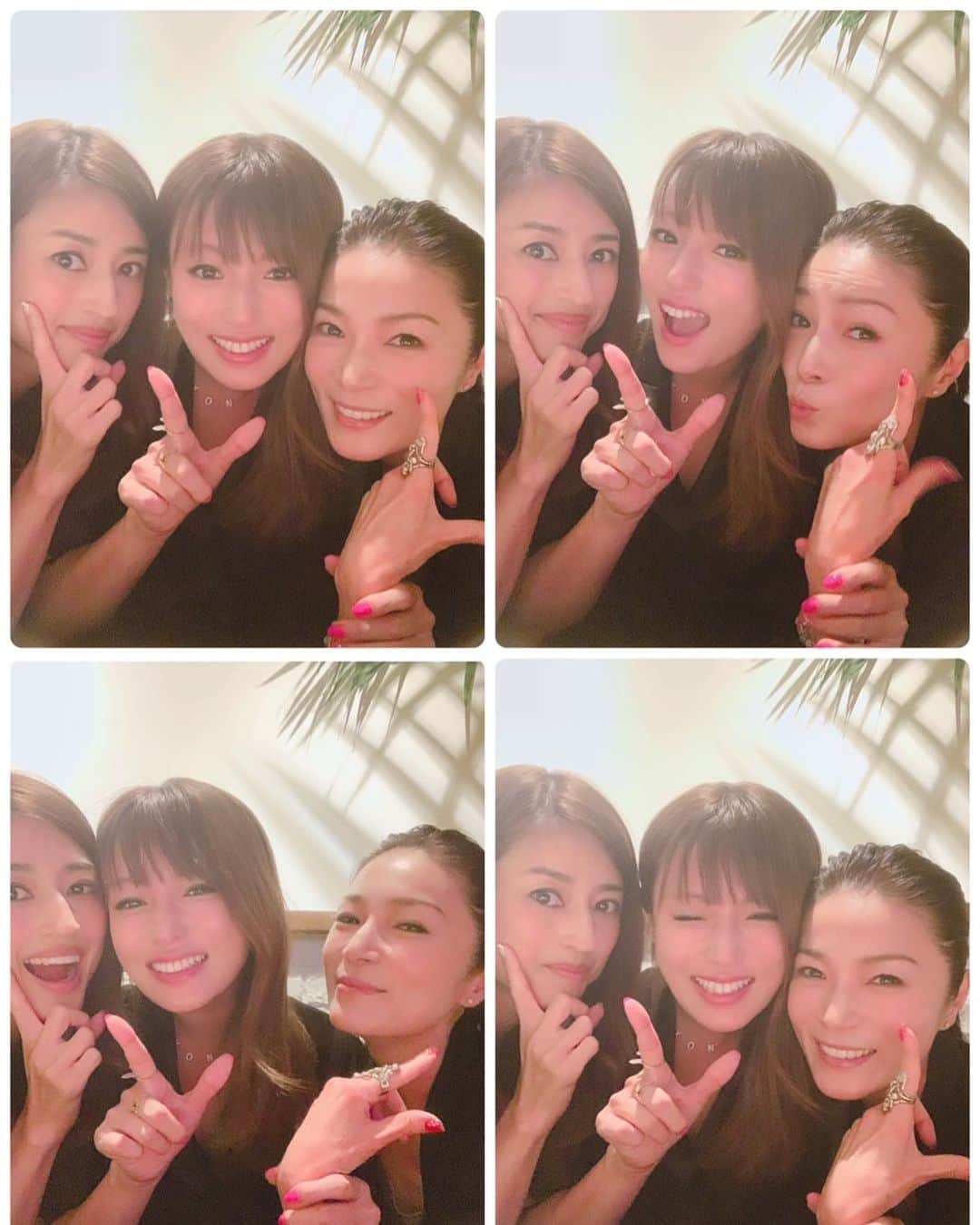 深田恭子のインスタグラム：「ドラマ「ルパンの娘」スタッフの方々キャストの方々みんなで最終回ON AIRを観ながら打ち上げという幸せな時間を過ごす事が出来ました♥️マルシアさんは可愛くていつもキュンキュン❣️力が抜けちゃうキュートさでした🥺小沢ちゃんは（マルシアさんが真珠さんをなぜがこう呼ぶんです😂）美し過ぎていつもこっそり観ていました😍どんな、格好も着こなしてしまっていましたよね😍💕可愛いかったなぁ🦋3人で楽しい写真が沢山撮れました🎁 #ルパンの娘ロス #に皆様がなってくださっていたらこの上ない幸せです #皆様ご視聴頂きありがとうございました #マルシア さん #小沢真珠 さん #kyokofukada」