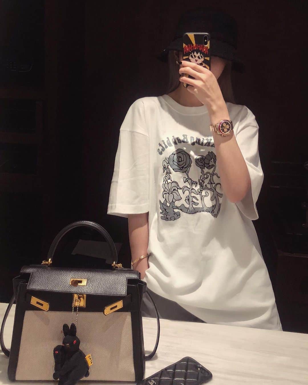Grace Chowのインスタグラム：「當小丸子遇到小兔子」