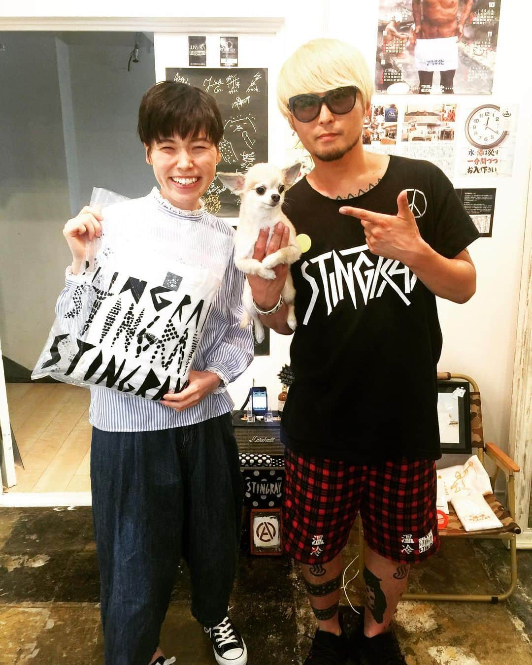 橋本塁さんのインスタグラム写真 - (橋本塁Instagram)「【STINGRAY渋谷道玄坂ゲスト】 STINGRAY渋谷期間限定ショップに尼神インターの誠子ちゃんが遊びに来てくれました！ありがとうございました！ #stingray #渋谷 #道玄坂 #尼神インター #尼神インター誠子ちゃん」9月27日 20時51分 - ruihashimoto