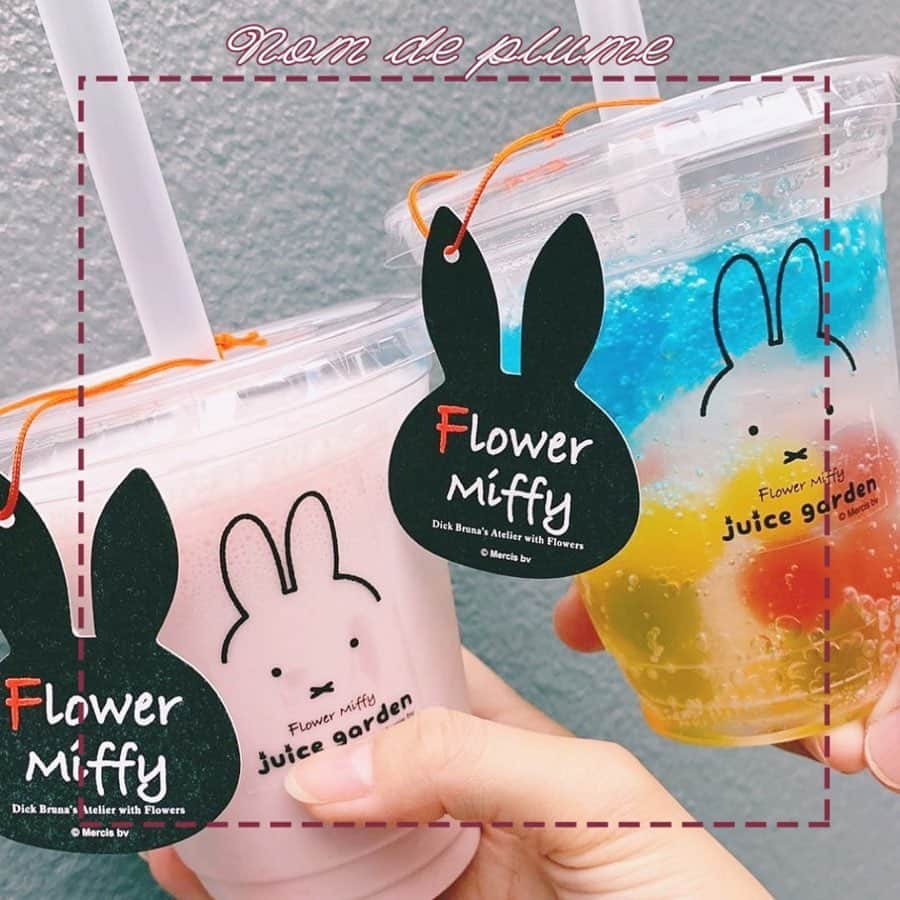 Nom de plumeさんのインスタグラム写真 - (Nom de plumeInstagram)「フラワーミッフィー juice gardenが﻿ あべのHoopで期間限定オープン🌸♡﻿ ﻿ 注目は鮮やかな色合いの﻿ ボールゼリーがたくさん入った﻿ 「カラフルゼリーソーダ」🦄✨﻿ 爽やかなソーダで清涼感たっぷり🌈﻿ 秋晴れの空の下で飲みたくなるドリンク😻✴️﻿ ﻿ 他にもビタミンたっぷりスムージーや﻿ 黒糖ゼリーが入ったカフェオレなど﻿ メニューは全部で７種類💞﻿ ﻿ 同時期にオープンした期間限定の﻿ 「フラワーミッフィー ﻿ POP UP SHOP あべのand店」も﻿ 同時に楽しめるのはここだけなんだって♡﻿ ﻿ 📍大阪府大阪市阿倍野区阿倍野筋1-2-30 Hoop1階南側﻿ 営業時間：12：00 〜 20：00﻿ 開催期間：2019年9月13日(金) 〜 2020年2月予定﻿ ﻿ −−−−−−−−−−−−−−−−−−−−−−−−−−−−﻿ ﻿ Nomdeplumeで紹介させていただける写真を募集中🧚‍♀️💜﻿ 素敵な写真が撮れたら #nomdeplume をつけるか﻿ このアカウントをタグ付けしてね💫﻿ ﻿ −−−−−−−−−−−−−−−−−−−−−−−−−−−−﻿ 🎀photo by 🎀﻿ ・@keikocchu ・@yunstagram_5 ・@i_am_kiyo24 ﻿ ◇◇◇◇◇◇◇◇◇◇◇◇◇◇◇◇◇◇◇◇◇◇◇◇◇◇◇◇◇﻿ ﻿ #nomdeplume #flowermiffy #フラワーミッフィー #ミッフィー #ジュースガーデン #フラワーミッフィージュースガーデン #キッチンカー #大阪 #あべの #あべのhoop #あべのand #miffy #期間限定﻿」9月27日 21時00分 - nomde_official