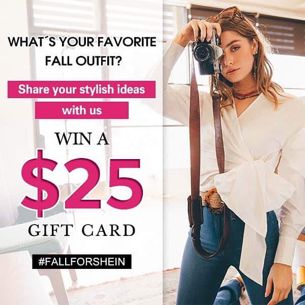SHEINさんのインスタグラム写真 - (SHEINInstagram)「👀Show us your 2019 fall style!🍂🤳Take a selfie, share your new wardrobe, and win our giveaway! 1. Tag 3 friends in the OUR comments 2. After you post on YOUR IG, tag @sheinofficial @shein_us in YOUR post 3. using the hashtag #FallforSHEIN in YOUR post 🎶We will select 3 winners to receive $25 Gift Card every Friday!!!(between 9.23-11.22) ✈️Winning tip: If you come by our #SHEINxUNLV campus stop on 10/2 and 10/3, you'll have a greater chance of being selected as a winner. 🙌The list of winners will be announced on 10/4 at @shein_us. Don't miss this, and good luck!」9月27日 22時03分 - sheinofficial