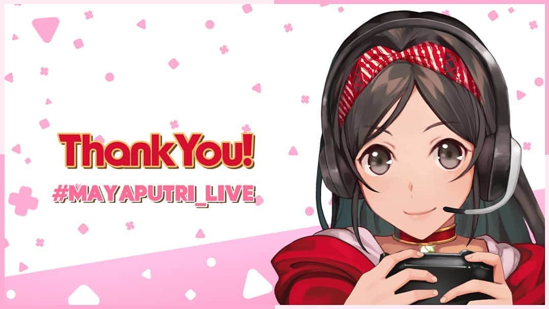 のインスタグラム：「Thank you for today's live!✨ --- Makasih livenyaaa✨ Maaf maya stuck & suka ga fokus baca komen😭😭 Lain kali temenin maya lg ya, pgn kembangin livestreamingnya😖🙏 Pengen banyakin livestreaming biar bs banyak komunikasi sm kalian😭🙏 --- Please come again next time, i want to improve my livestreaming because i want to communicate more with you guys😖🙏 --- #mayaputri #livestreaming #gaming #goose #vtuberindonesia #virtualyoutuber #vtuber #mayaputri_live」