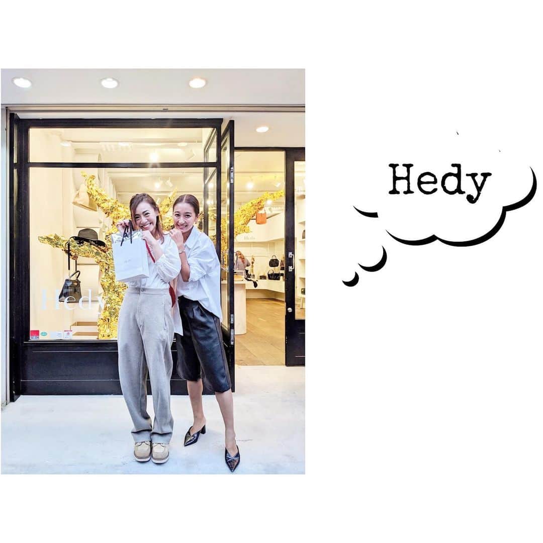廣瀬麻伊のインスタグラム：「Hedy  at daikanyama.  代官山にある、 ヴィンテージショップです(*'ω'*)💕 @icumioohama  いくさんは、素敵なお姉さんっ💓💓🙈 いつも有難うございます。  #Hedy #daikanyama」