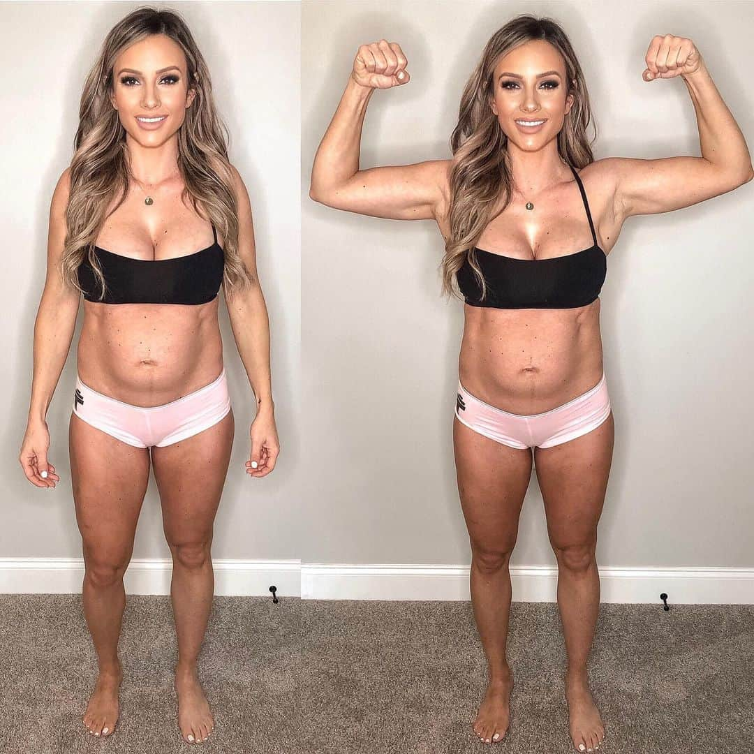 Paige Hathawayさんのインスタグラム写真 - (Paige HathawayInstagram)「#2weekspostpartum Here I am vulnerable and honest! Showing you were I am starting and wanting to hold myself accountable so I thought posting these photos would do just that.  I’m currently 149lbs.. started at 126lbs before my pregnancy and ended at 172lbs at the end of my pregnancy ** gained 45lbs in total.. still have about 23lbs to go before I’m back to my weight before pregnancy but I’m unsure that that’s even my goal anymore. I’m just taking this journey day by day.  I don’t believe that weight is important and it’s more about being healthy, feeling good and comfortable again in my own skin. I’m NOT going to focus on how much I weigh according to the scale but how I feel, how my body feels and making steady progress everyday. I am quite happy with where I starting because I AM STARTING AND SETTING GOALS FOR MYSELF *** This is what matters and this is what’s so important. I know this journey is going to be a process. I know it wont be easy but with patience, self love and confidence in my abilities: I will be a lot better, stronger and healthier than I was ever before!  I AM GOING TO DO THIS! I need to keep myself accountable and put in the work because NO ONE is going to do it for me. 😤 I GOT THIS!  I will also be following my new 5 week shred ebook launching at the beginning of October (for both the nutrition and training) to get back into shape! ✨ STAY TUNED for its release! #5weekshred #postpartum #newmom #transformation #fitspo」9月28日 3時01分 - paigehathaway