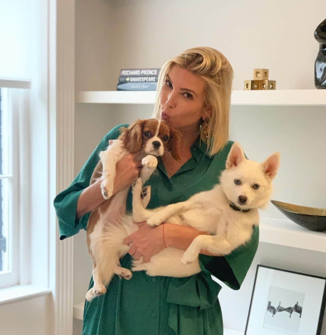 イヴァンカ・トランプさんのインスタグラム写真 - (イヴァンカ・トランプInstagram)「The road to my heart is paved with pawprints 🐾」9月28日 6時41分 - ivankatrump