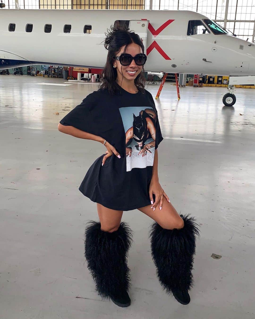Brittany Rennerのインスタグラム：「Omw to the YAAAAAAAAAAYAREA @rollingloud 🗣🗣🗣🎤🎤🎤」