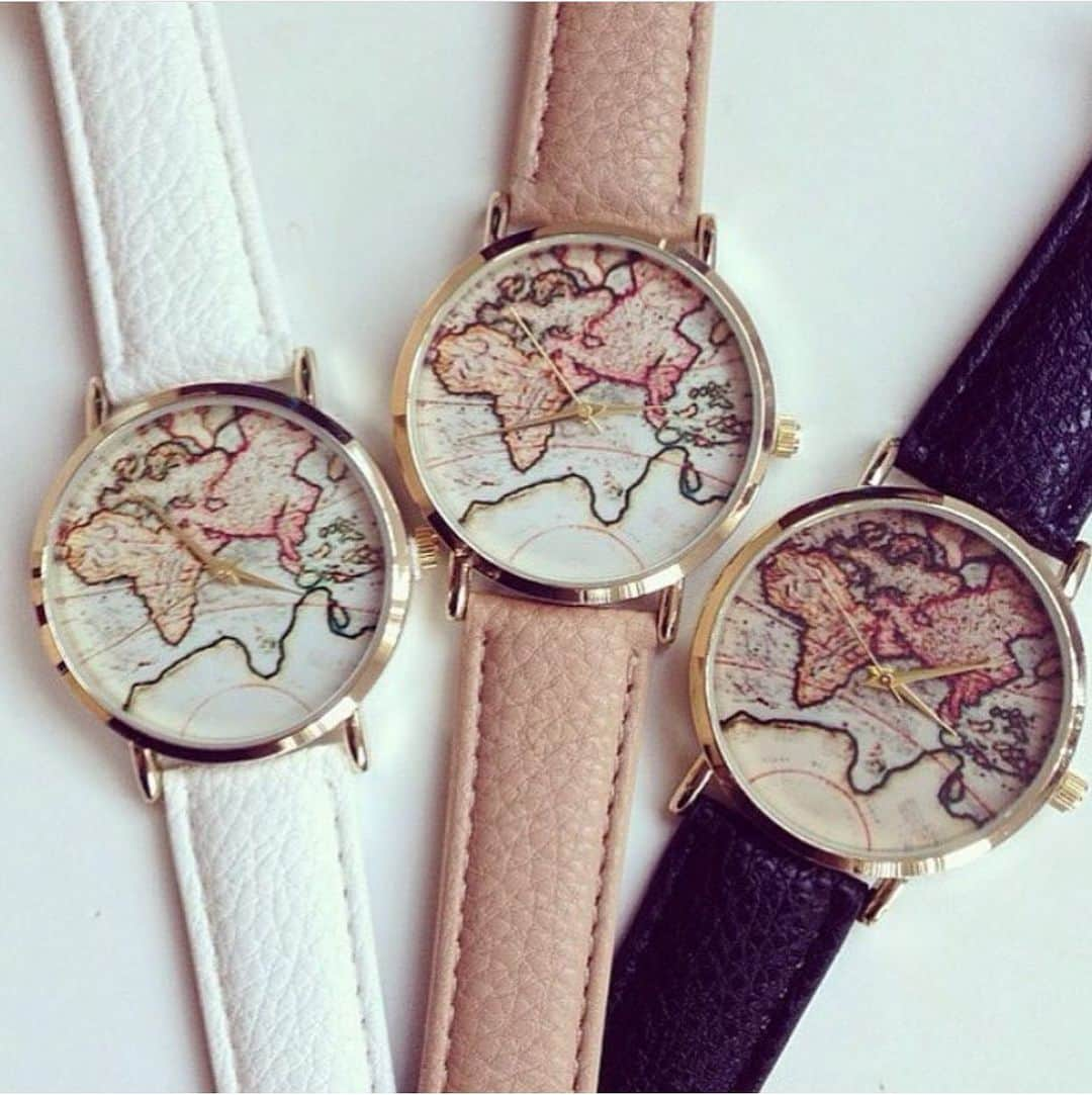 のインスタグラム：「World map watch🌎 Shop now : www.shopebbo.com」