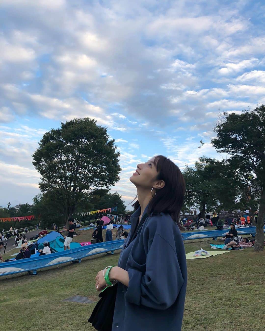 のインスタグラム：「まったりな週末〜﻿ ﻿ 中津川 THE SOLAR BUDOKAN 2019 ☺️🔥」