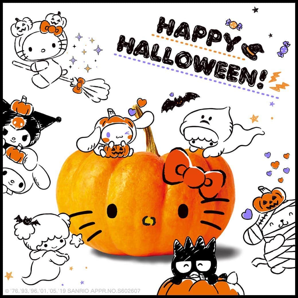 LINE Cameraさんのインスタグラム写真 - (LINE CameraInstagram)「Hello Kitty and My Melody team up for some spooky pumpkin fun 🎃💕 . #linecamera #lineカメラ #라인카메라 #ハロウィン #ハロウィーン #halloween #할로윈 #サンリオ #sanrio #ハローキティ #hellokitty #キティ #マイメロディ #mymelody #マイメロ #クロミ #kuromi #リトルツインスターズ #キキララ #littletwinstars #シナモロール #cinamoroll #シナモン #ポムポムプリン #pompompurin #バッドばつ丸 #バツ丸 #badbadtzmaru #かわいい #可愛い」9月28日 12時19分 - linecamera_official