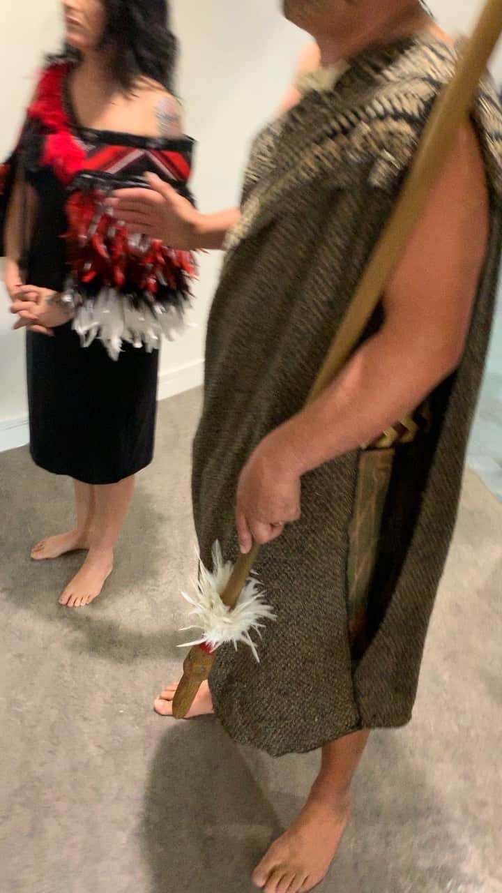 トニー・イエイヨーのインスタグラム：「Maori powhiri  traditional welcoming thank you to  the Native people of New Zealand. Appreciate you sharing a bit of your culture amazing.」
