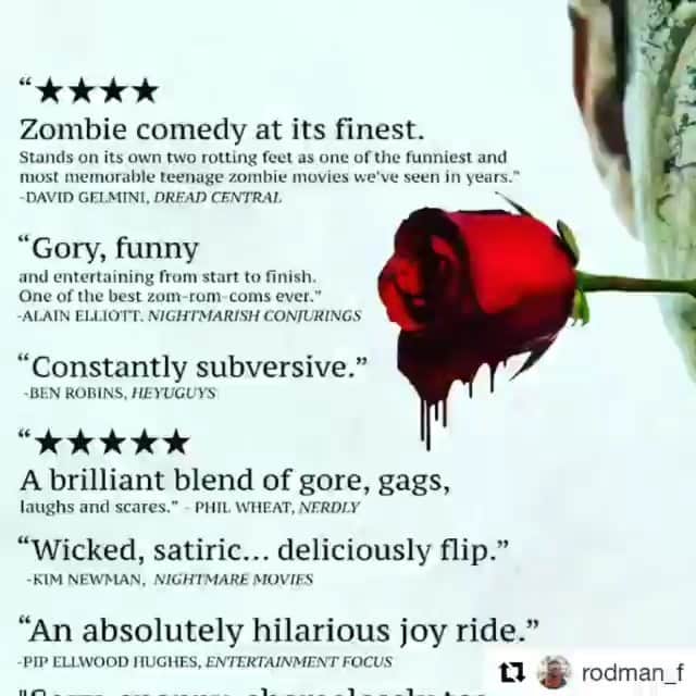 ジム・タイタスのインスタグラム：「#Repost @rodman_f ・・・ US premiere opening night @screamfestla Oct 8 in Hollywood! #horrormovies #zombies #filmfestivals #screamfestla」