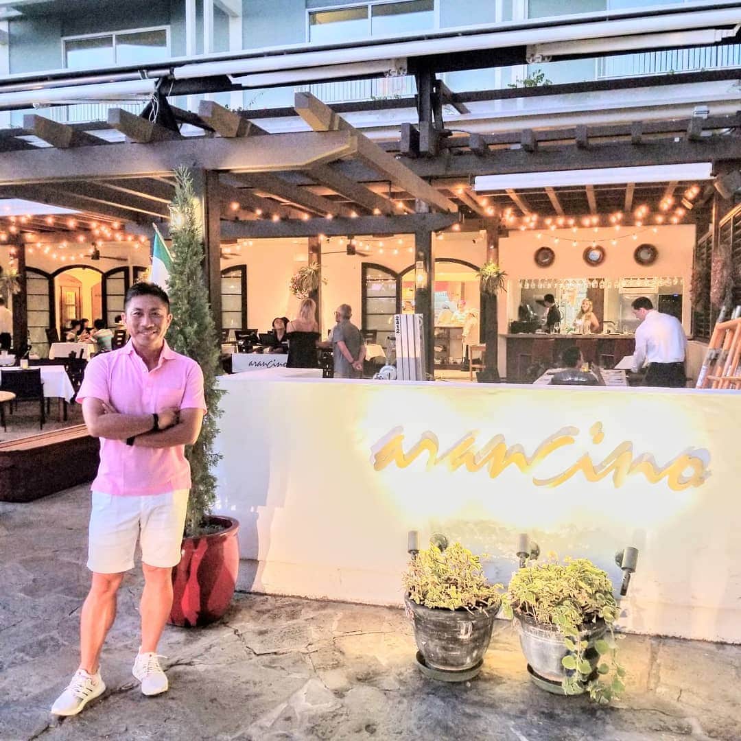 前園真聖さんのインスタグラム写真 - (前園真聖Instagram)「アランチーノ・アット・ザ・カハラで夕食。 #アランチーノ #カハラホテル #イタリアン #前園真聖」9月29日 5時07分 - maezono_masakiyo