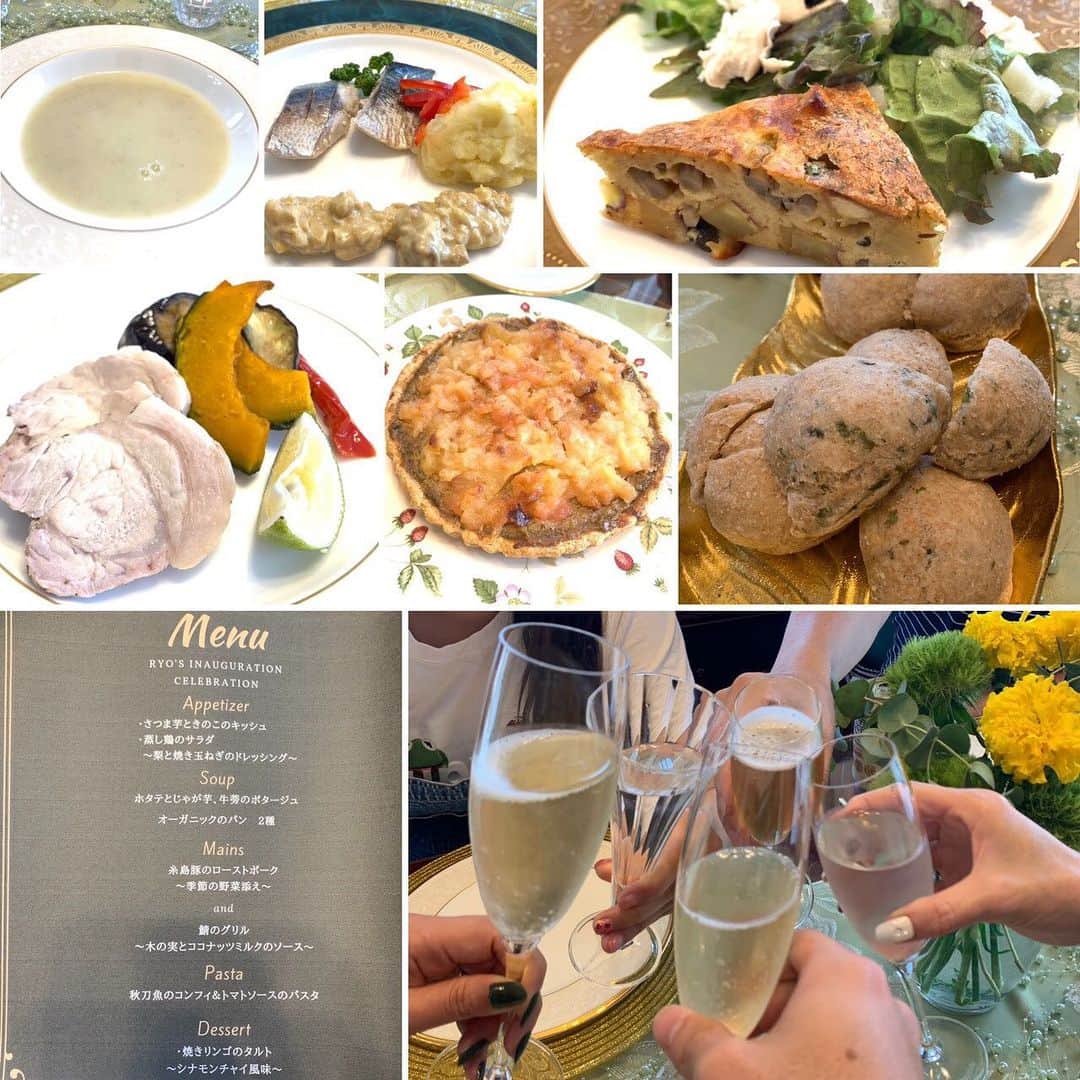 のインスタグラム：「今日は萌ちゃんパパと ママとお食事 💕😊 素敵な家族に 出会えて 息子も私も幸せです 💕💕 萌ちゃん家で オシャレなお食事 幸せ 💕💕 #福岡 #天神  #自宅  #息子のお嫁さん  #お嫁さん家族  #お食事会  #素敵な家族  #美味しい  #息子  #幸せ  #健康食  #美味しい  #お腹いっぱい  #ありがとう  #instagood  #love  #fun  #happy  #ありがとう #明日  #孫  #運動会」