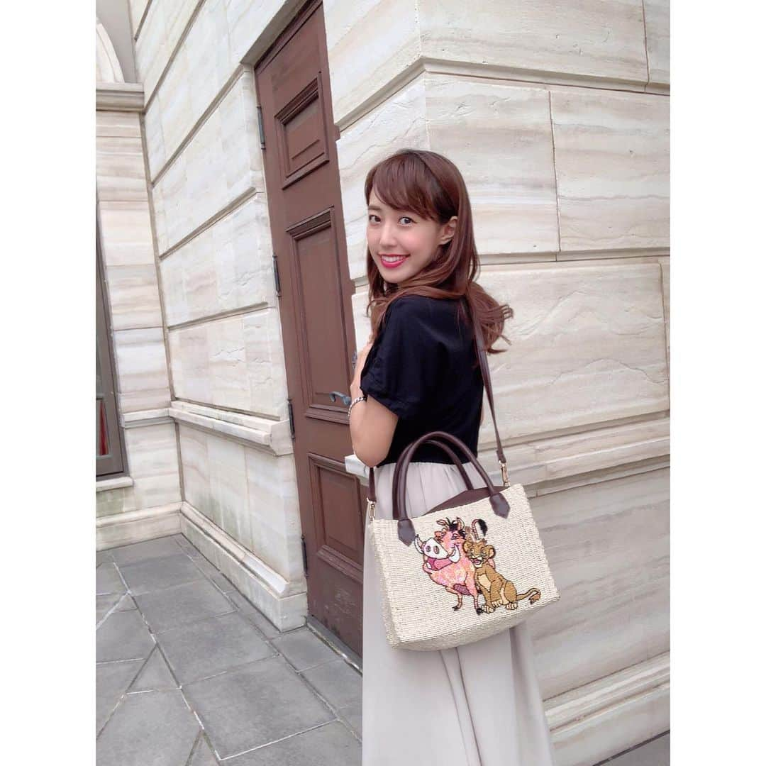 川崎希さんのインスタグラム写真 - (川崎希Instagram)「NEW😍😍😍 #ライオンキング #カゴバッグ」9月28日 23時24分 - kawasakinozomi