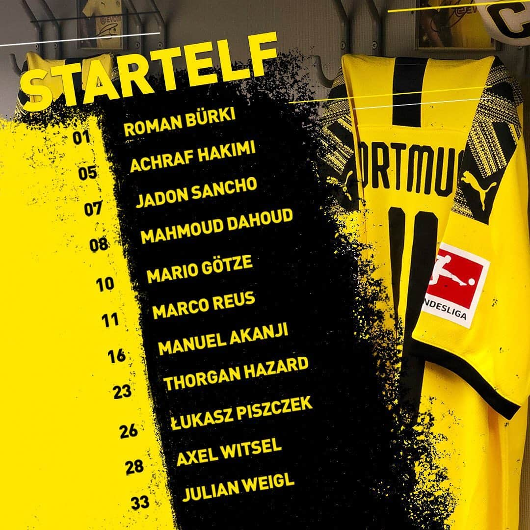 ボルシア・ドルトムントさんのインスタグラム写真 - (ボルシア・ドルトムントInstagram)「👊 Here it is: our #bundesliga startingXI! #BVBSVW #bvb #💛 #borussiadortmund #bvb09 #bundesliga #dortmund #spieltag #werderbremen #feiertag #heimspiel #signalidunapark #lineup」9月29日 0時42分 - bvb09