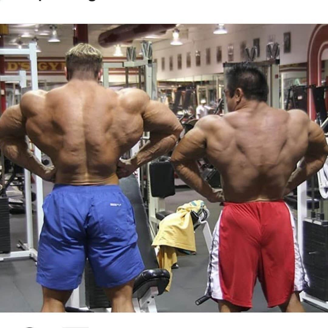 Hidetada Yamagishiさんのインスタグラム写真 - (Hidetada YamagishiInstagram)「Throw back @milossarcev late Luke Wood and myself trained at Golds gym flamingo back in 2006 Olympia weekend. Great memories RIP Luke.」9月29日 1時38分 - hideyamagishi