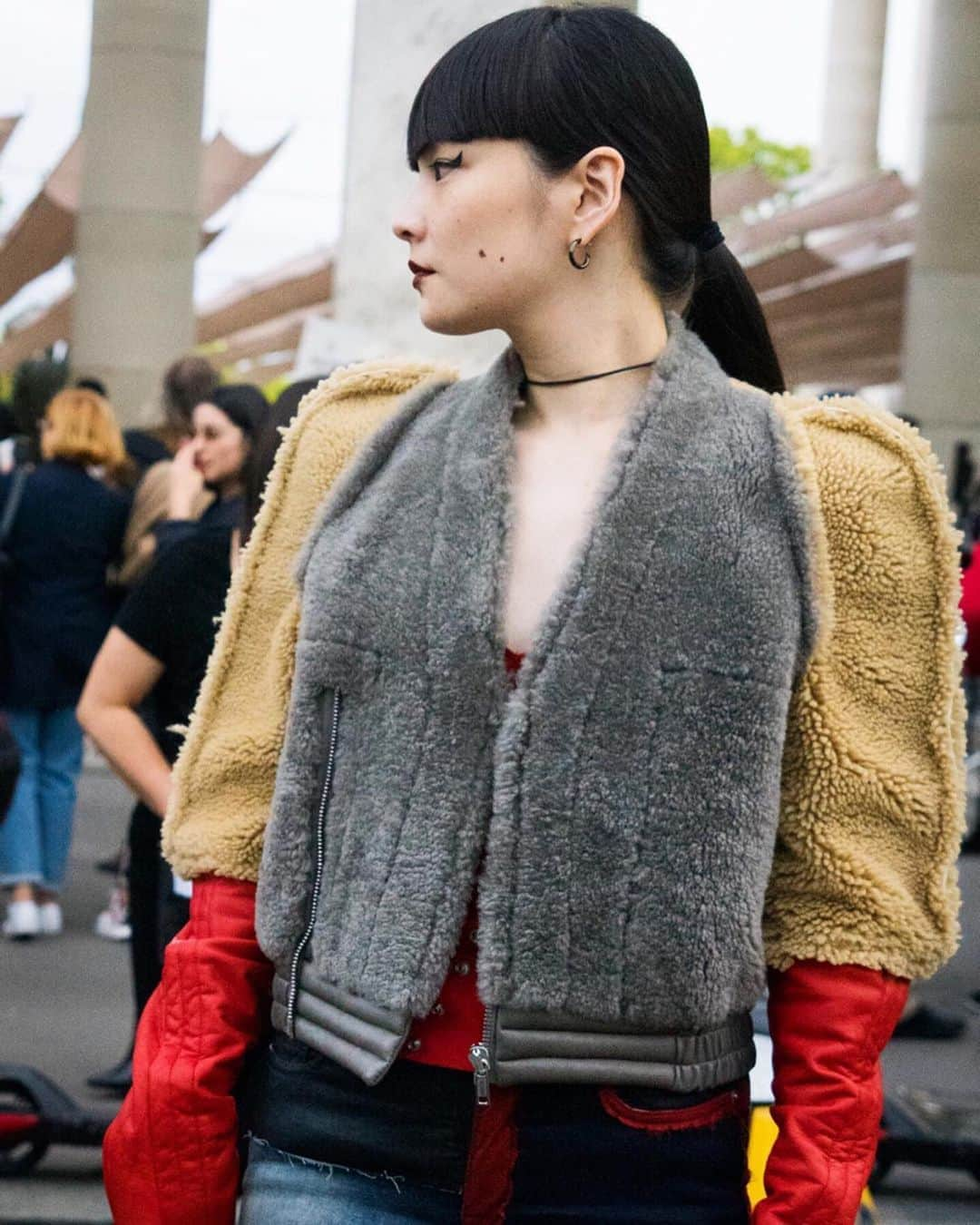 秋元梢さんのインスタグラム写真 - (秋元梢Instagram)「Rick Owens🔌 #rickowens #pfw」9月29日 2時24分 - akimoto_kozue