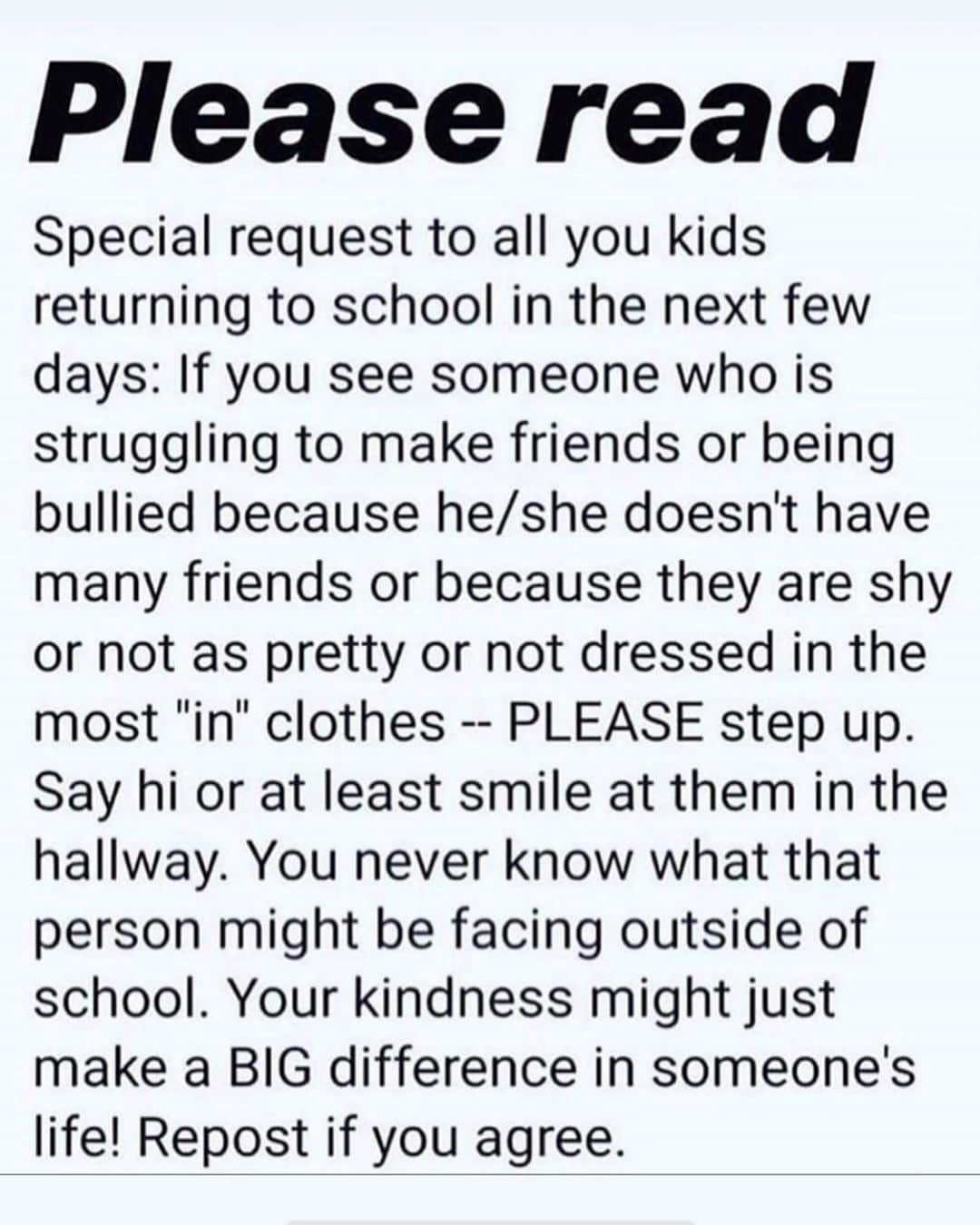 マーリー・マトリンさんのインスタグラム写真 - (マーリー・マトリンInstagram)「Please repost. #backtoschool #stopbullying」9月5日 4時49分 - themarleematlin