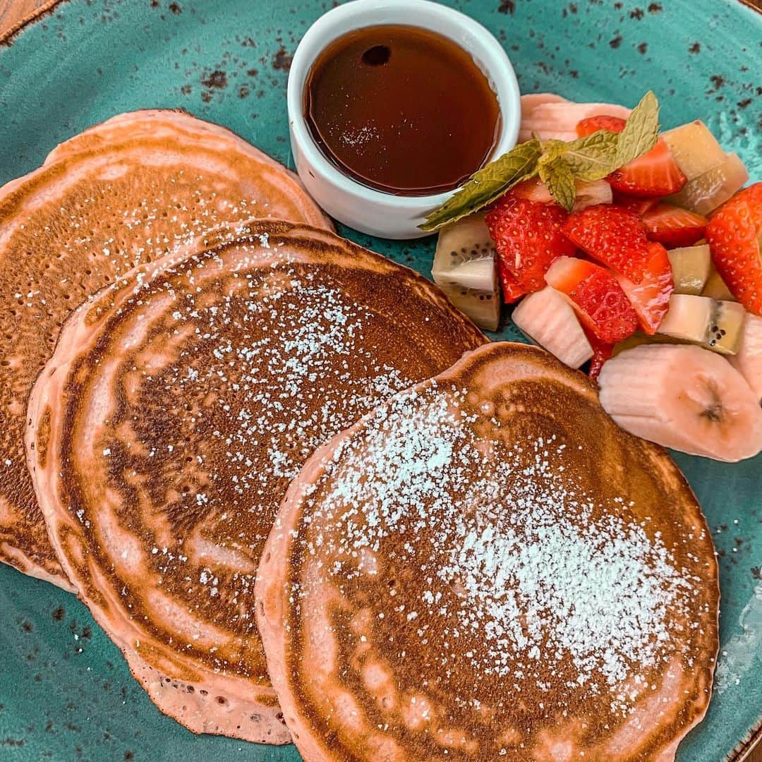 Julianna Townsendさんのインスタグラム写真 - (Julianna TownsendInstagram)「This ! ❤️ #breakfast#ibiza#pancakes#love#foodlover#yummy」9月5日 5時02分 - julianna