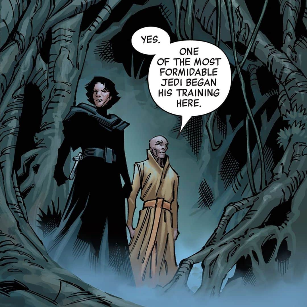 スター・ウォーズさんのインスタグラム写真 - (スター・ウォーズInstagram)「Kylo Ren and Supreme Leader Snoke venture to Dagobah in an exclusive preview of Marvel’s Age of Resistance – Supreme Leader Snoke #1. See more on StarWars.com. (Art by Leonard Kirk and Cory Hamscher.)」9月5日 5時51分 - starwars