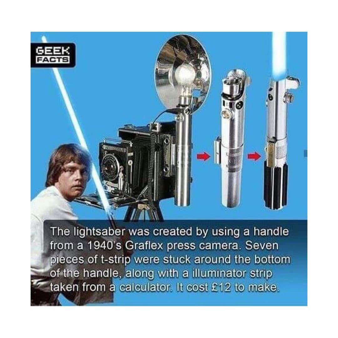 マーク・ハミルさんのインスタグラム写真 - (マーク・ハミルInstagram)「It's impossible to find a toy lightsaber this inexpensive. Also, this reminds me that George Lucas once called #StarWars "the most expensive low-budget movie ever made." #FunFacts」9月5日 8時03分 - markhamill