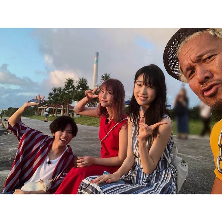 西脇彩華さんのインスタグラム写真 - (西脇彩華Instagram)「＊ 夏の始まりに沖縄で撮影したBSスカパー！「シンデレラの冒険」がついにオンエア💖 ・ 楽しすぎたロケ。 これをみたら沖縄の魅力、旅の魅力が伝わること間違いなしです✨🌺 ・ ここは沖縄なんだけど笑笑 超綺麗だという日の出をみるために早朝から出かけた私達。。 無事みれたでしょーか？！🌅 ・ 9月毎週土曜の朝9:00〜放送！！ 7日.14日.21日.28日🧸 チェックしてね❣️ ・ #9nine #西脇彩華 #ちゃあぽん #シンデレラの冒険 #沖縄ロケ #jtb #沖縄旅行 #旅番組 #bsスカパー #旅好きな人と繋がりたい #旅好きと繋がりたい #旅好き女子 #女子旅 #仲間旅 #沖縄好き #沖縄好きな人と繋がりたい」9月5日 8時11分 - chapon_930