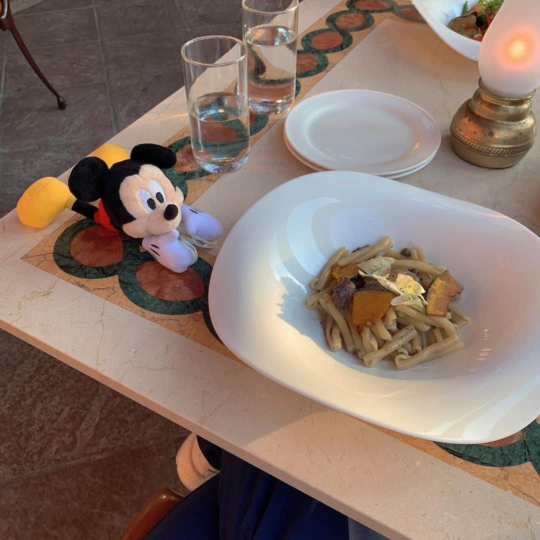 前田亜美のインスタグラム：「. . . 美味しかったごはん. . 前のやつ(・∇・)ディズニーシー」
