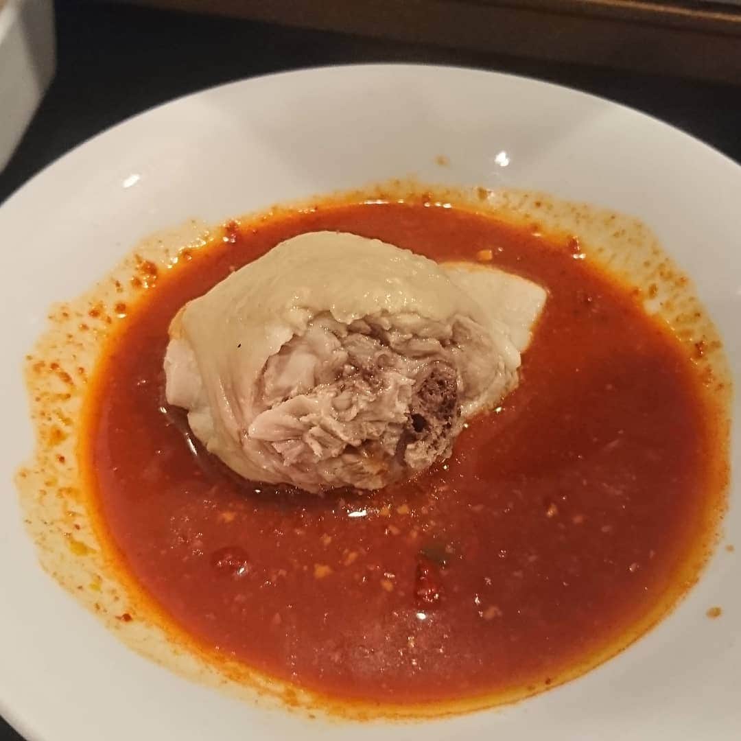 松本康太さんのインスタグラム写真 - (松本康太Instagram)「『タッカンマリ』タッカンマリ専門なのでとてもプリプリしていて美味しいのです(^-^)♪トッポギもモチモチ感が凄かった♪タレは酢と醤油とマスタードとコチュジャンぽいやつ♪  #タッカンマリ #コリアタッカンマリ #タッカンマリ専門店 #新大久保 #レギュラー松本 #あるある探検隊 #大西ライオン #닭한마리」9月5日 21時05分 - aruarutankentai.matsumoto