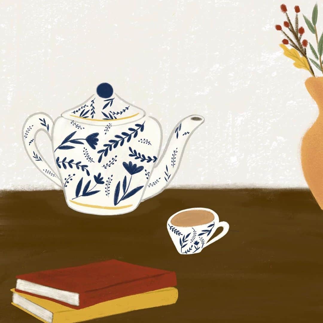 Apricots Artのインスタグラム：「あっという間にもう9月🍂 . Illusted by Yuri #apricotsart」