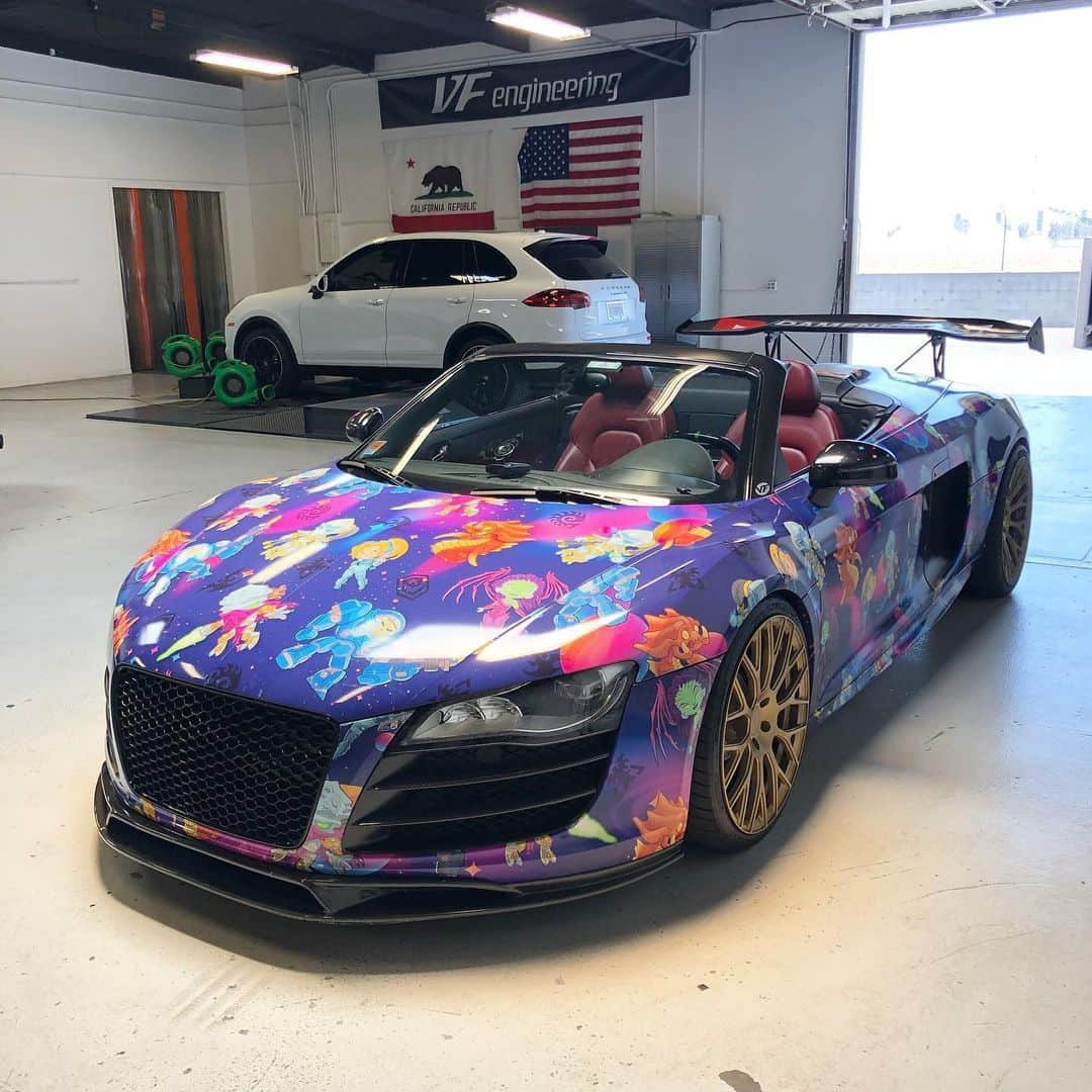 CarsWithoutLimitsさんのインスタグラム写真 - (CarsWithoutLimitsInstagram)「Funky Supercharged R8 V10 Spyder  Photo @vfengineering  #carswithoutlimits #audi #r8v10 #r8spyder」9月5日 21時31分 - carswithoutlimits