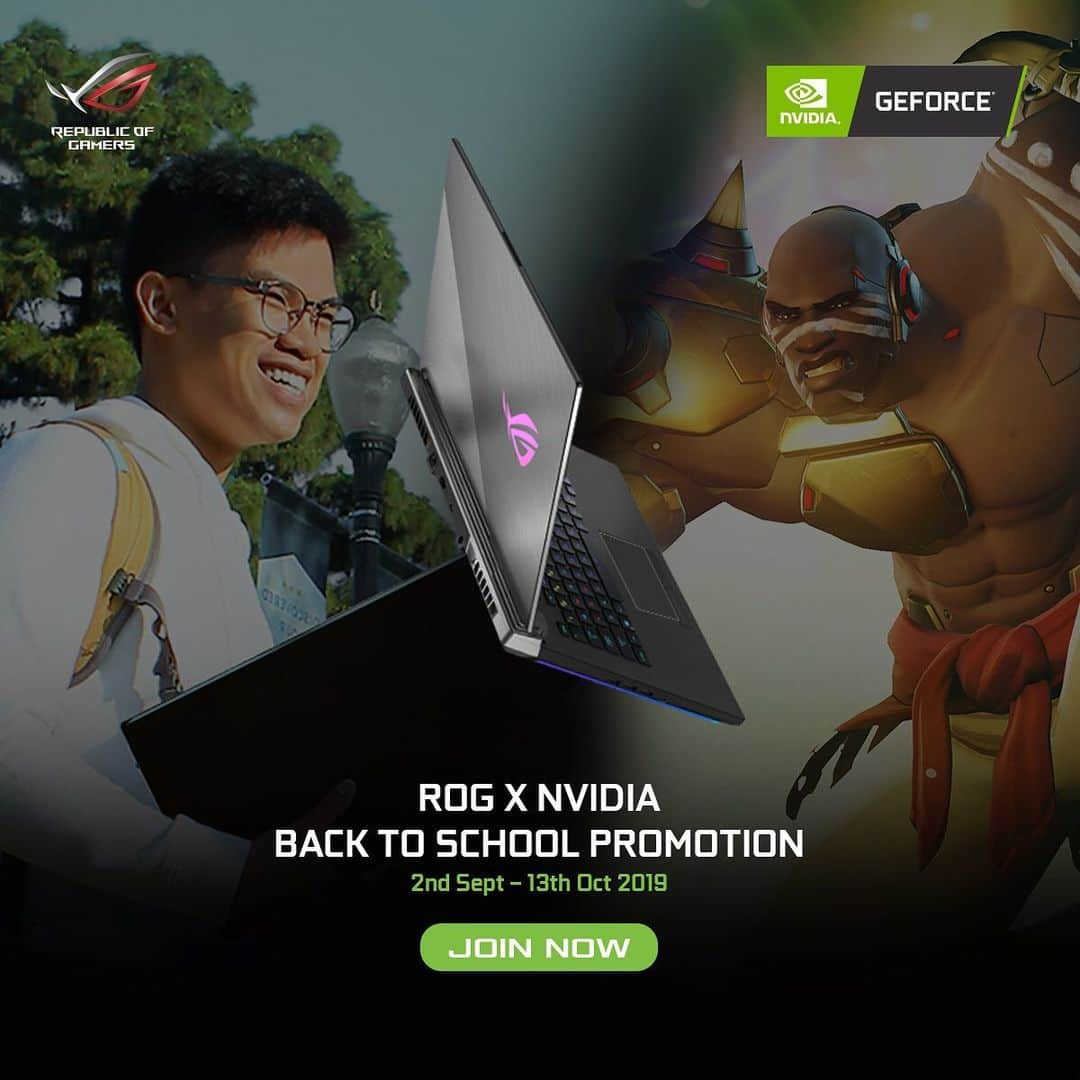 YingTzeさんのインスタグラム写真 - (YingTzeInstagram)「Have you ever seen a ROG BEAN BAG ? ( swipe left for the surprise !) _ ROG X NVIDIA : Back To School Campaign 📒✏️✨ @asusrog.my  Redeem & Stand a chance to win exclusive ROG Merchandises worth over RM 1000 when you purchase selected ROG gaming laptops & desktops. ❤️ _ Period 2nd Sept~13th Oct 2019 How to Participate: 1. Purchase ROG laptop or desktop with GeForce RTX graphics card , get NVIDIA Hoodie ! or 2. Purchase ROG Laptop or desktop with GeForce GTX 1660Ti or 1650 graphics card , get ROG Umbrella. _ Lucky Draw : 12 x ROG NVIDIA Doof Bean Bag Student Exclusive : ROG Keychain & ROG Sticker Pack. _ Learn more : http://my.rog.gg/back2school #ROG #NVIDIA #GeForce #Back2School #ROGMYKOL」9月5日 21時59分 - yingtze