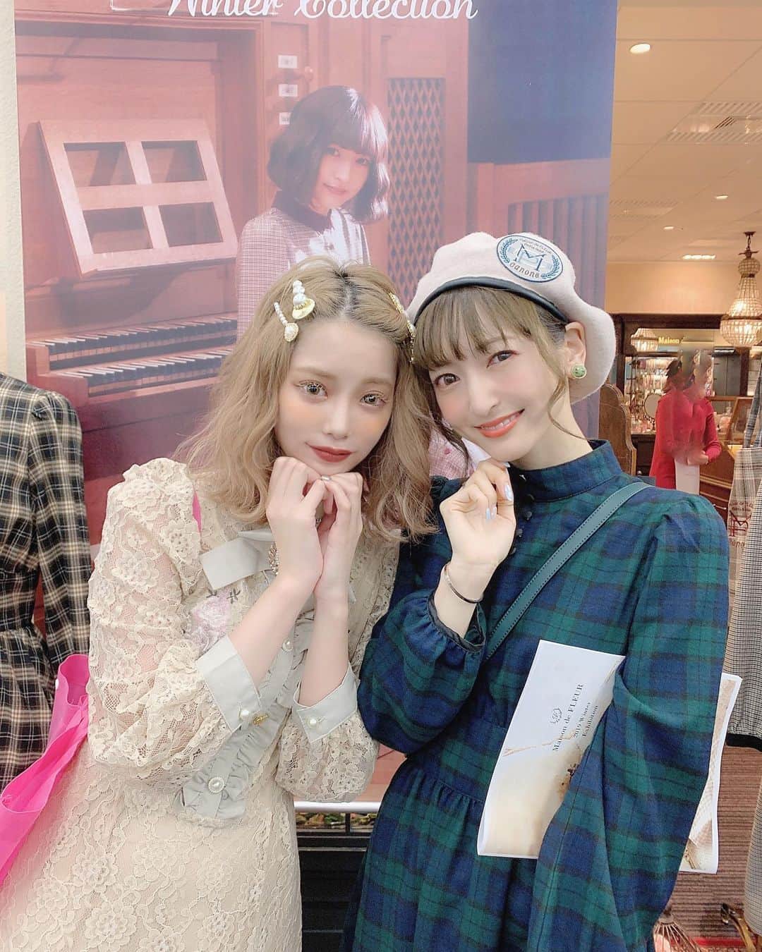 のインスタグラム：「♡ 昨日はさやかちゃんのブランド カノンの展示会にいってきた❤︎ 今回も、とってもかわいくて また、たくさん受注しちゃった🧸 天使なさやかちゃんに会うとたくさんパワーもらえる💐 ありがとうっ❤︎❤︎❤︎❤︎ ： #カノン#展示会#神田沙也加」