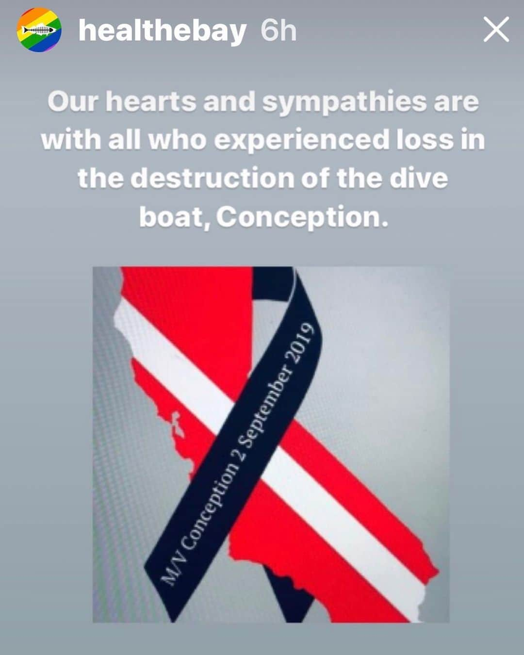 シャロン・ローレンスさんのインスタグラム写真 - (シャロン・ローレンスInstagram)「Come join our vigil for those in our dive community lost on the #conception @healthebay info here. https://healthebay.org/conception-community-gathering-vigil/」9月5日 14時01分 - sharonelawrence