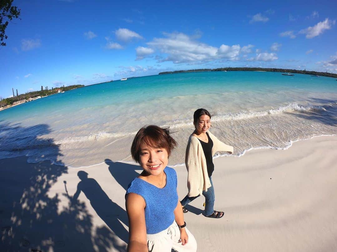 藤巻紗月のインスタグラム：「🚶‍♀️🌴🚶‍♀️🌴🚶‍♀️🌴 お散歩しりーず #NewCaledonia #ニューカレドニア #お散歩 #goprohero7」