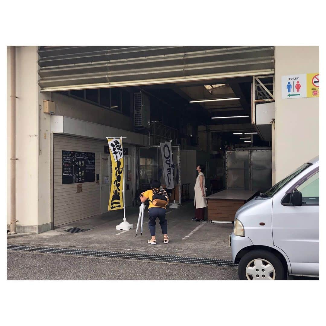 酒井瞳さんのインスタグラム写真 - (酒井瞳Instagram)「市場で雰囲気のある写真ってあるよねww って写真撮ってたらそれを撮られてて恥ずかしい写真。笑 #宮崎 #よかばん #中央卸売市場 #umk #宮崎市 #シュール #恥ずかしい #こうやって撮ってたんだ #笑」9月5日 14時40分 - s.sakaihitomi